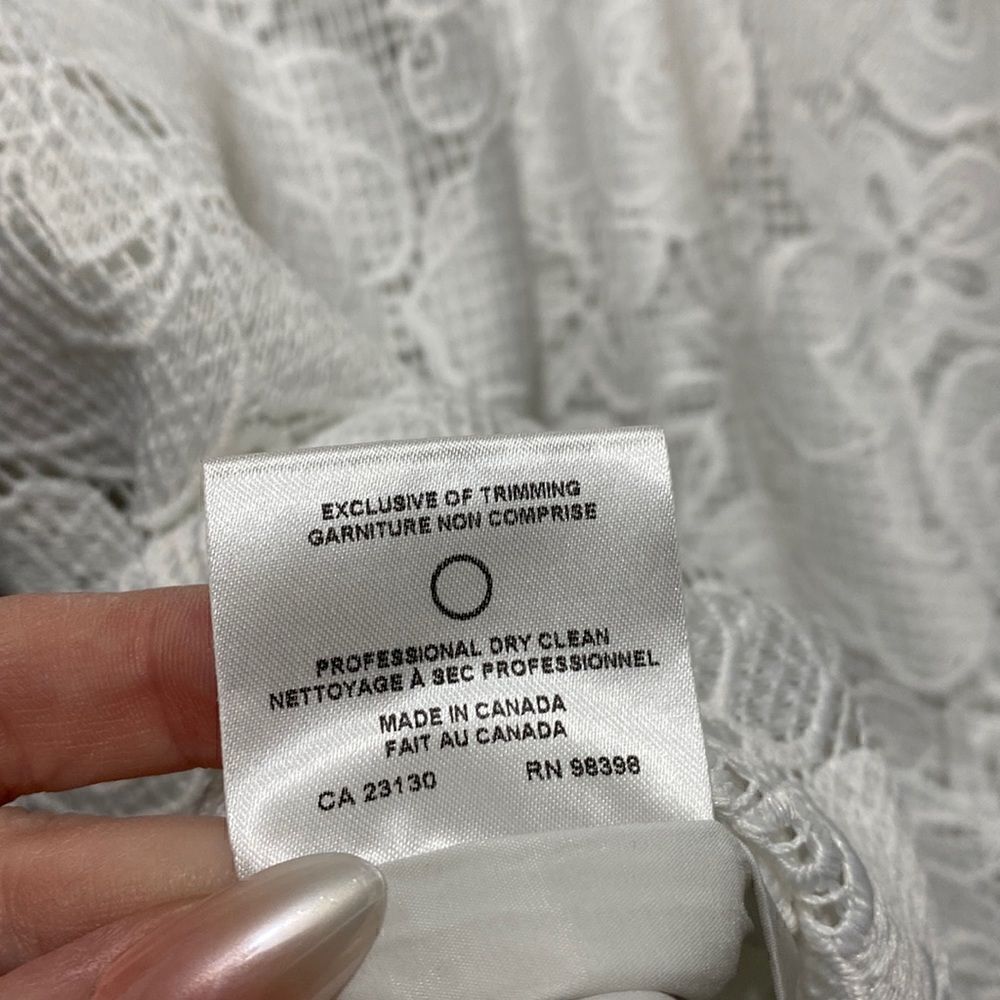 Judith & Charles NWT Sienna Sheath Sleeveless Dress Off-White Size 12 - Picture 15 of 16
